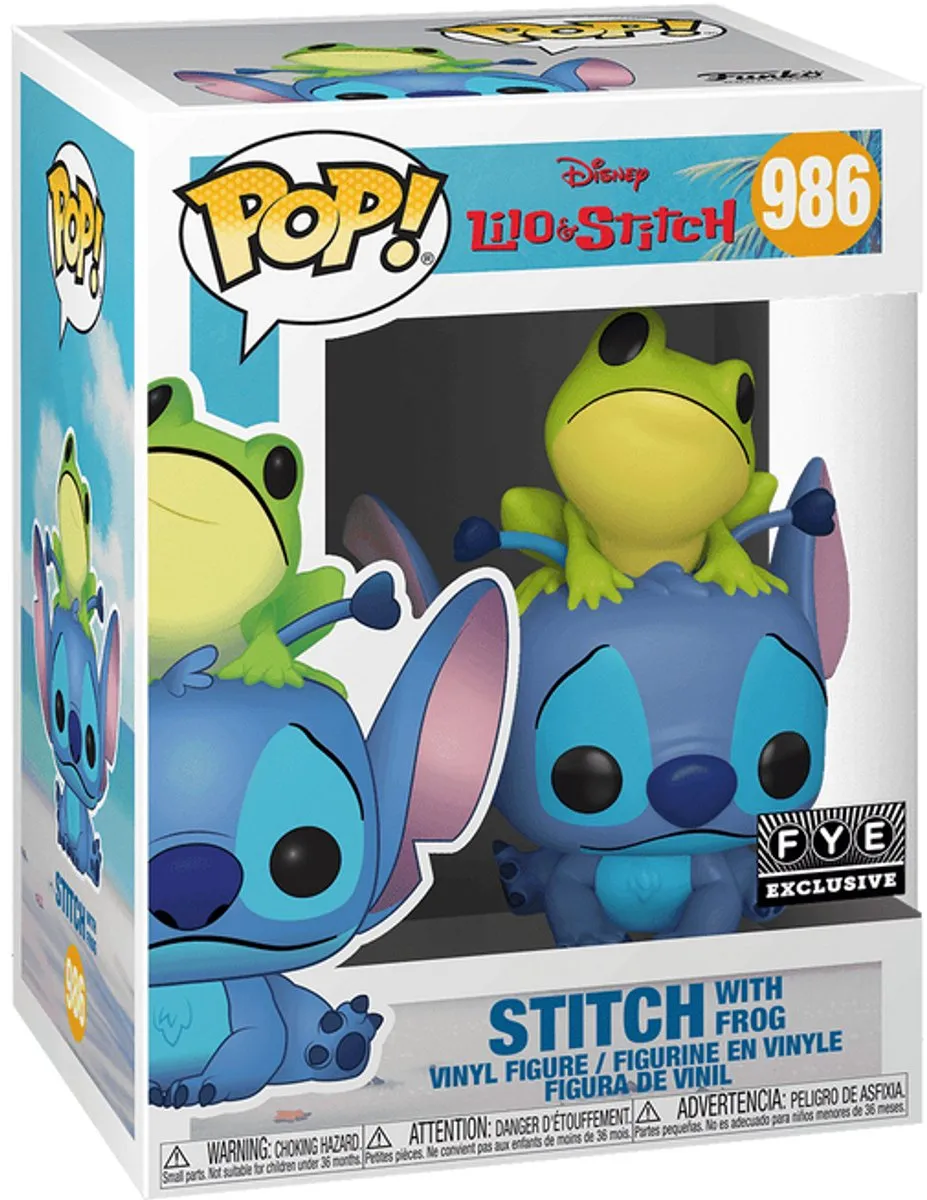 Funko Pop! Lilo & Stitch Stitch with Frog 51795