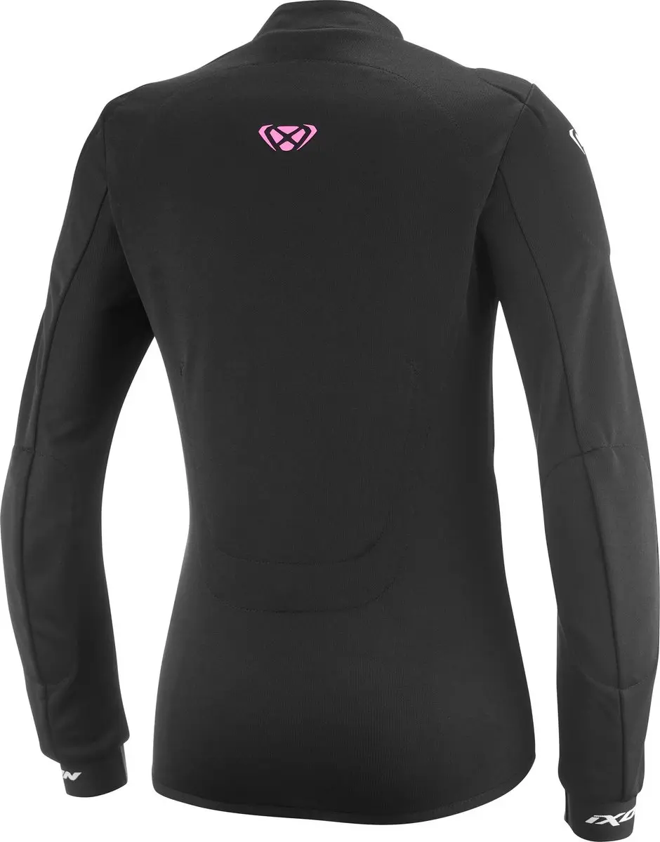 IXON Arma Dames Textieljas - Zwart/Rosa/Wit 2XL