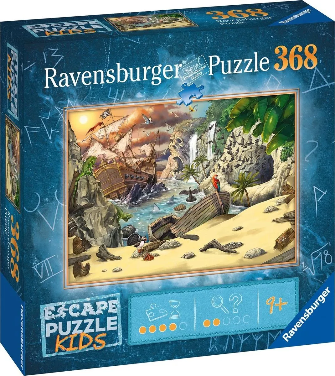 Ravensburger Escape Puzzle Kids Pirates 368 Stuks - Multicolor