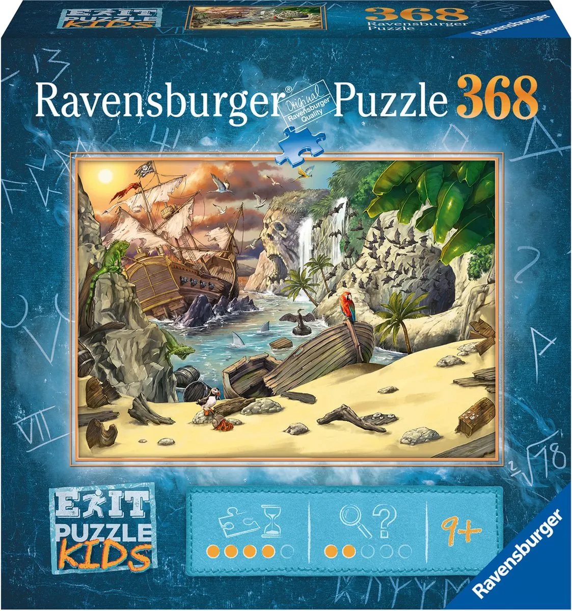 Ravensburger Escape Puzzle Kids Pirates 368 Stuks - Multicolor
