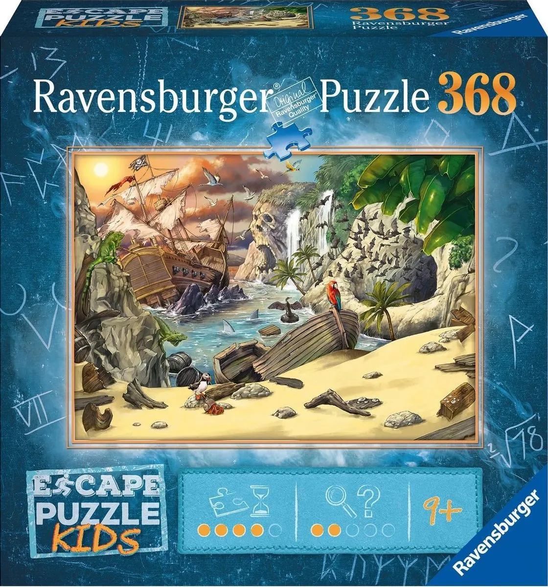 Ravensburger Escape Puzzle Kids Pirates 368 Stuks - Multicolor