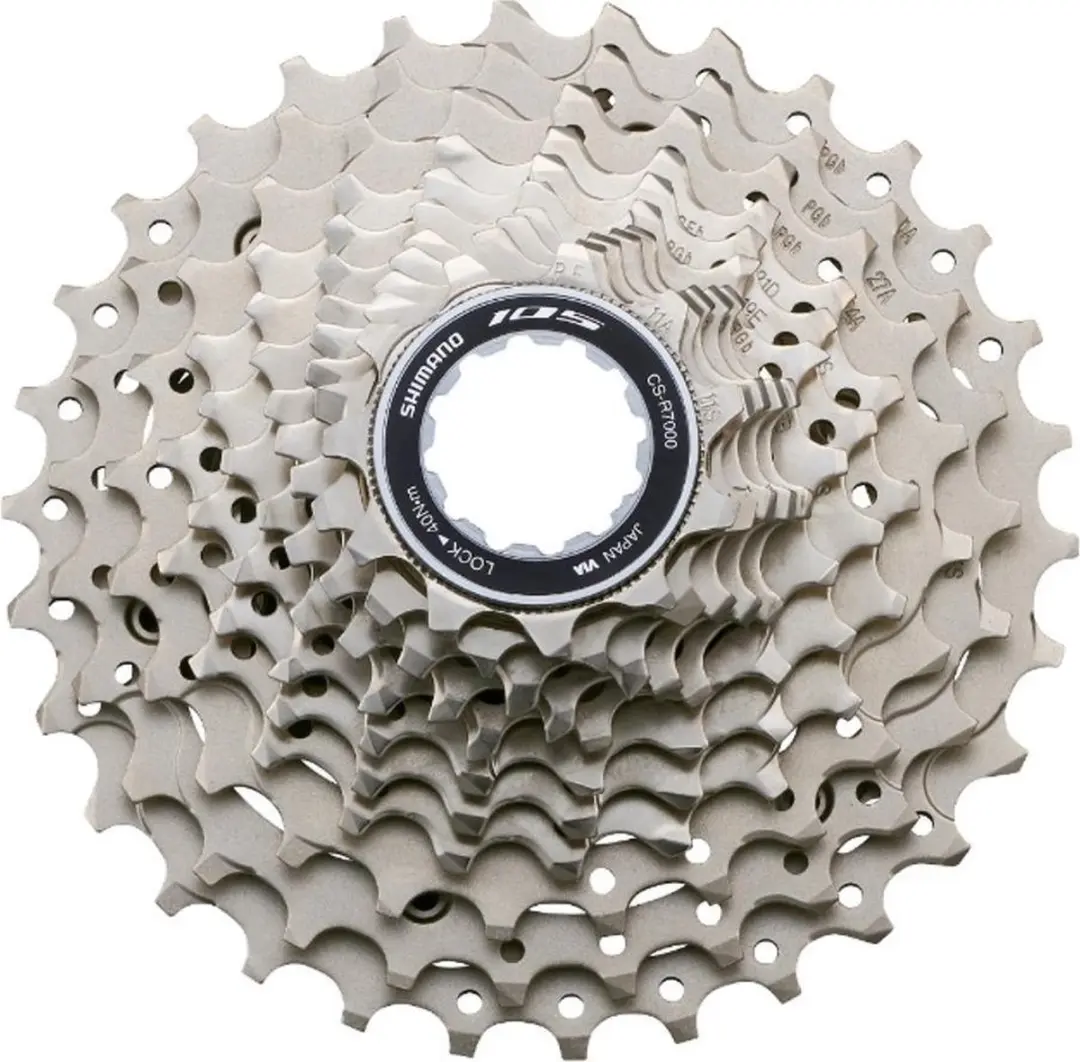 Shimano 105 CS-R7000 Cassette 11-speed 11-28T - Zilver/Chroom
