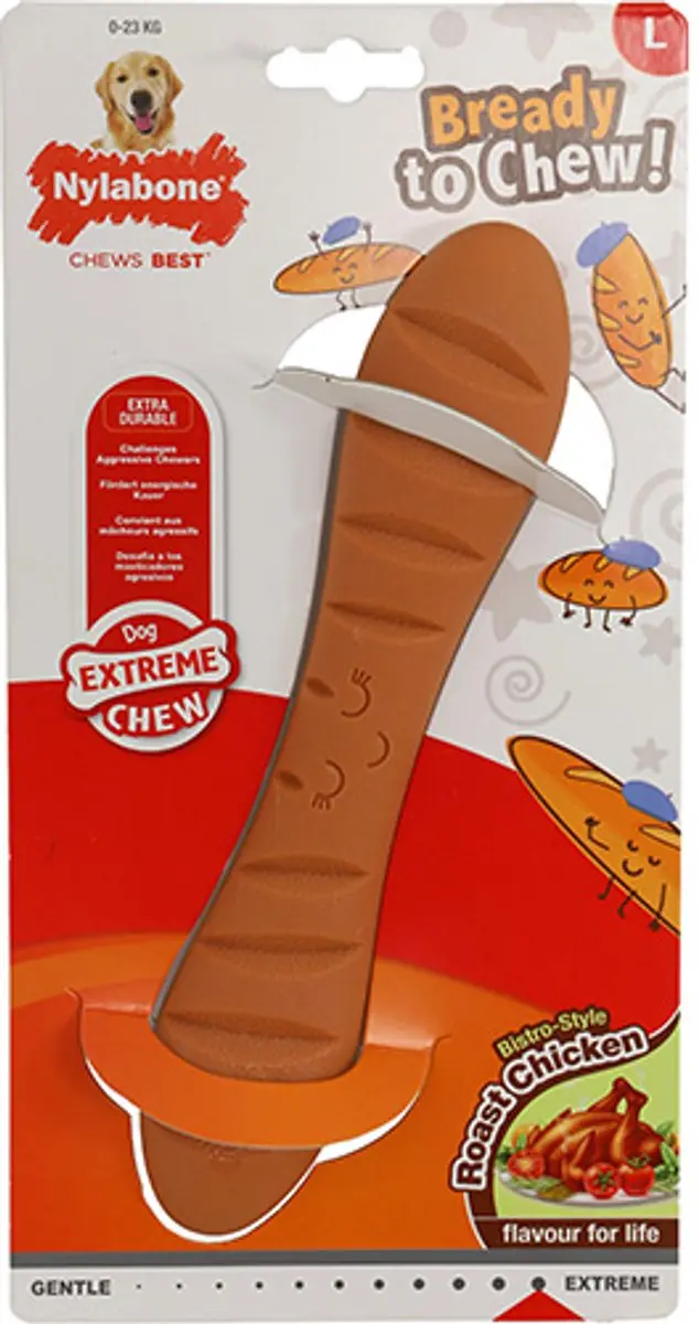 Nylabone Giant Baguette Chicken