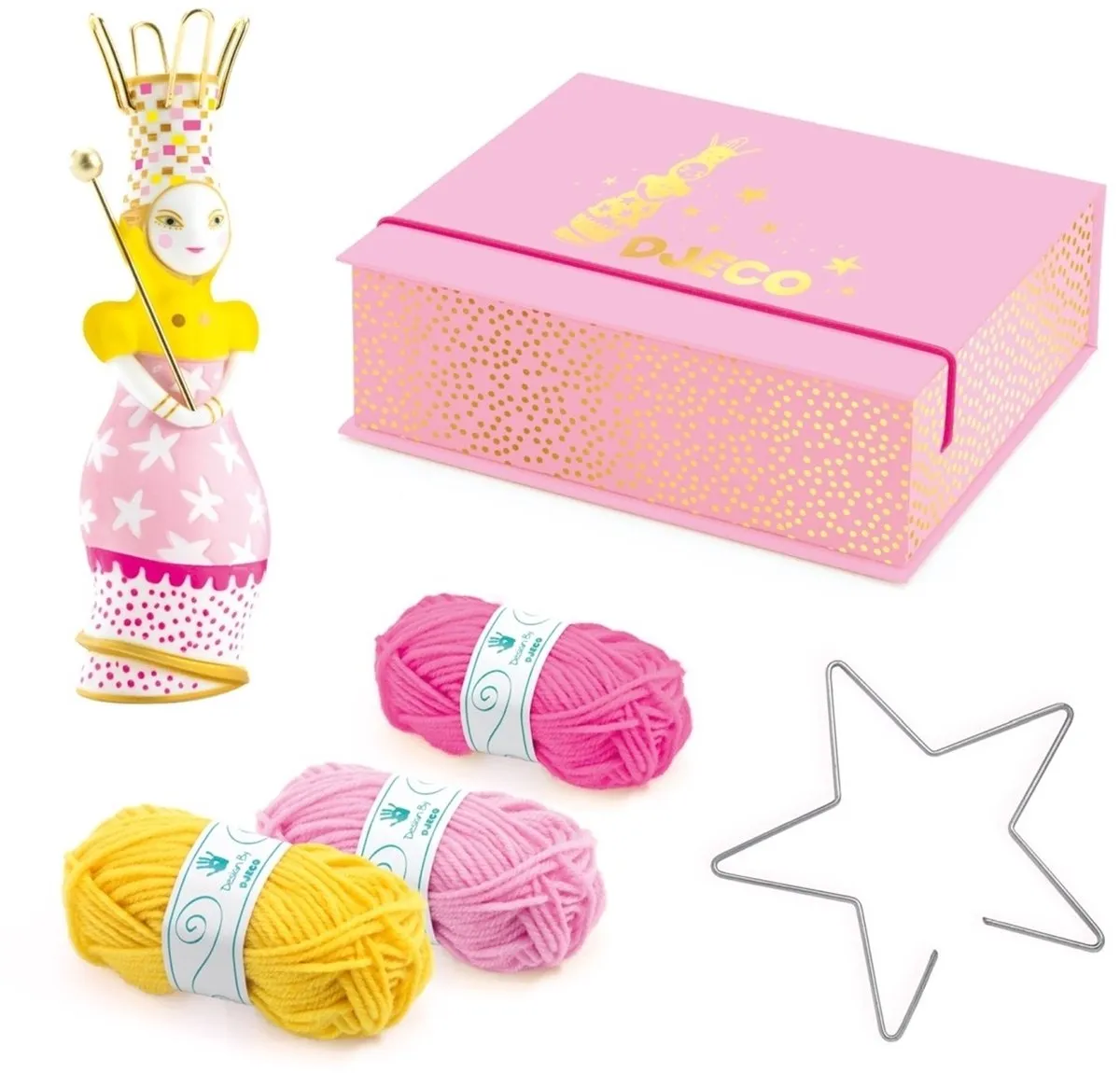 Djeco French Knitting Princess - Multicolor