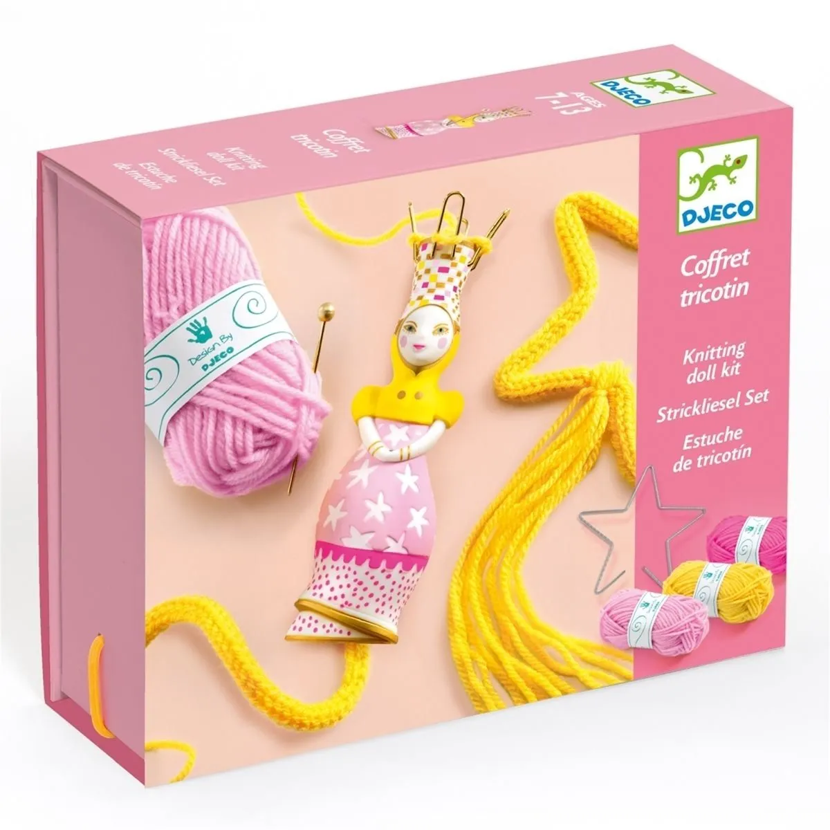 Djeco French Knitting Princess - Multicolor