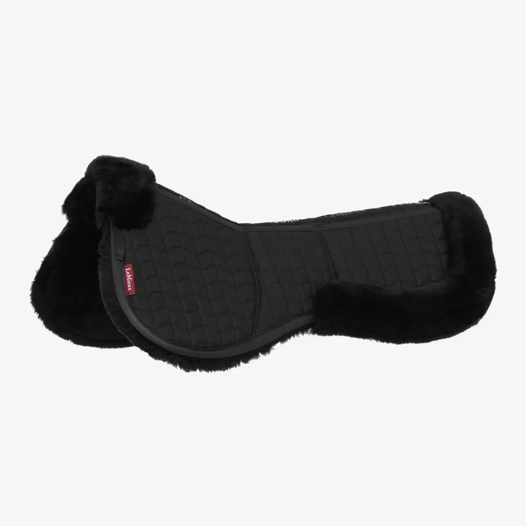 Lemieux Merino+ ProSorb 3 Pocket Zadelonderlegger Full - Zwart/Naturel