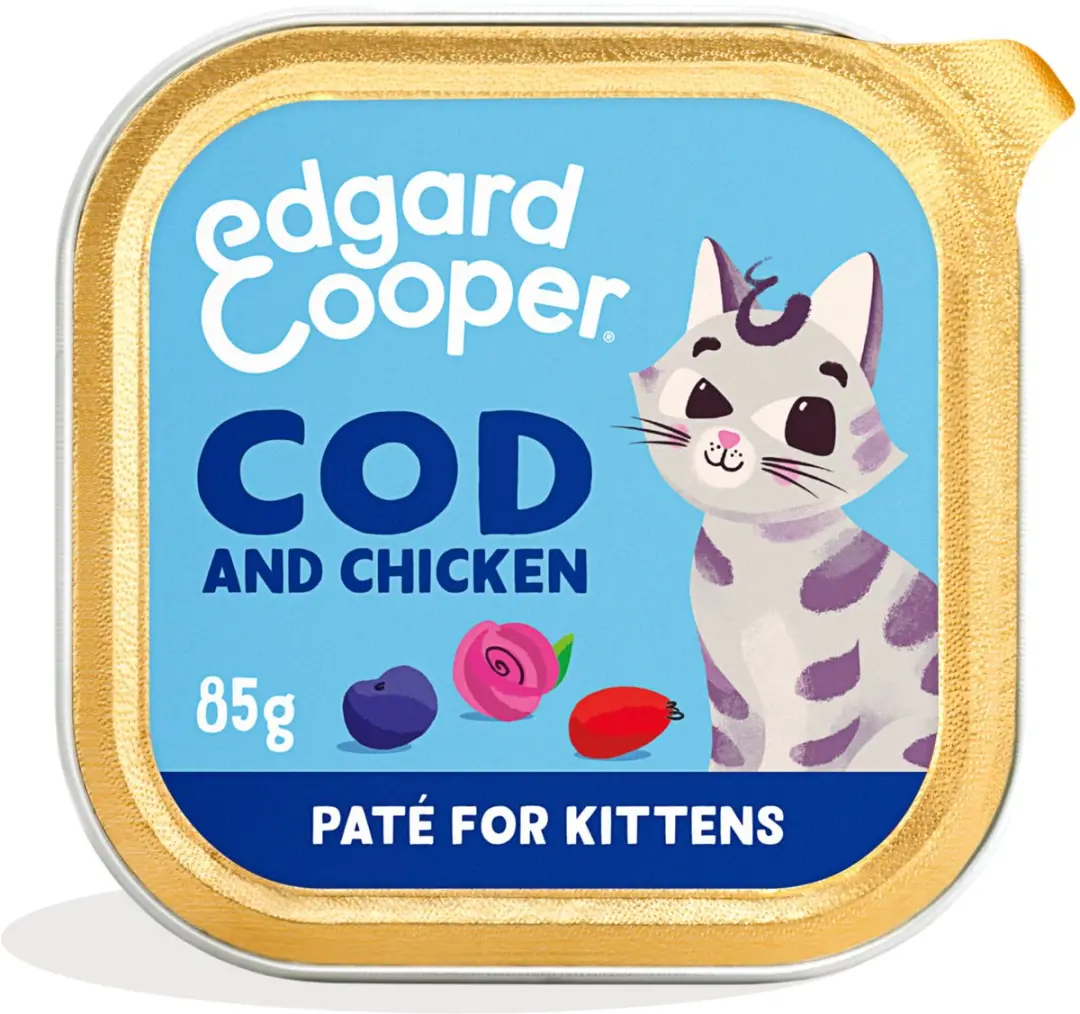 Edgard & Cooper Kitten Pate Kabeljauw