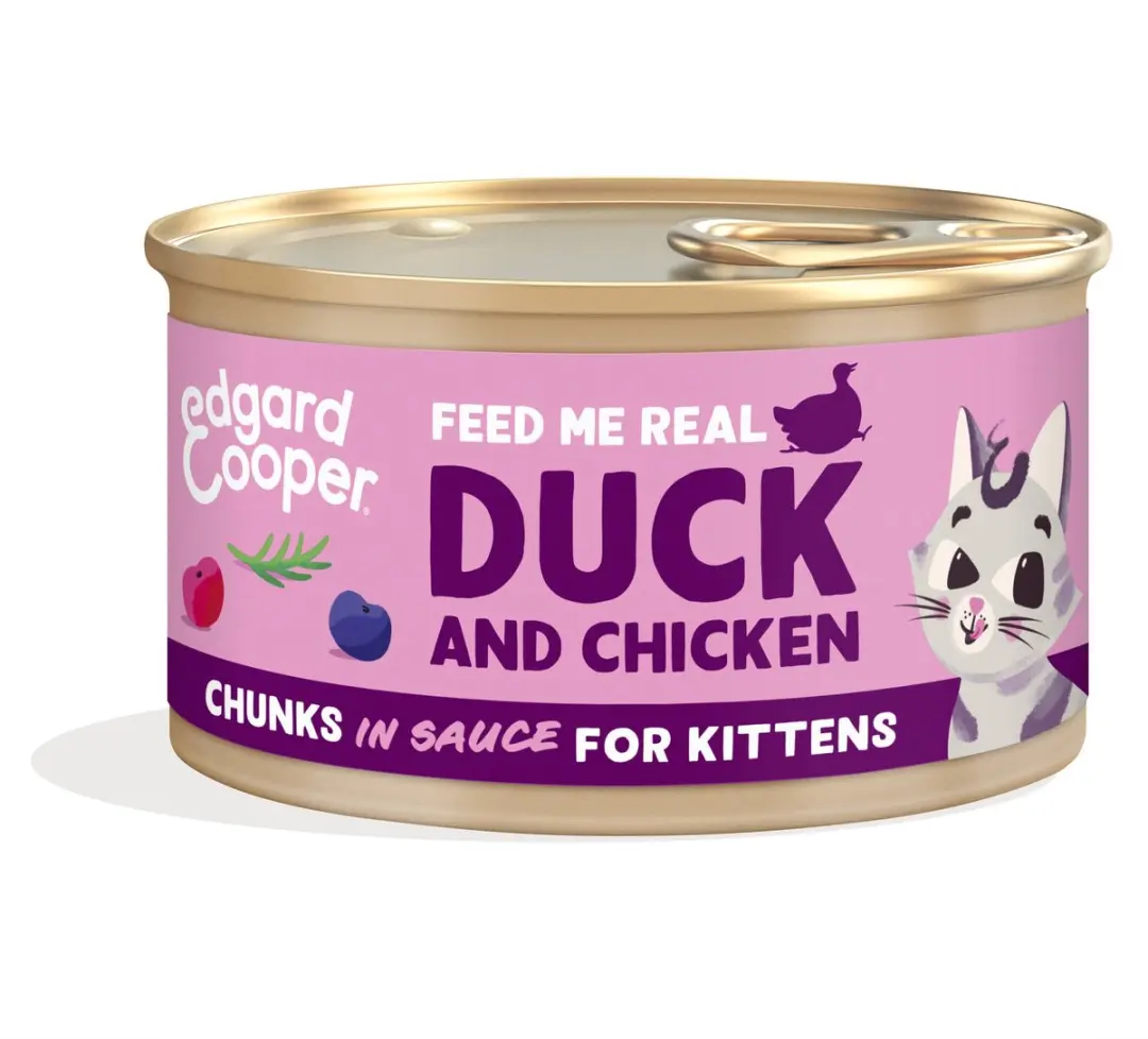 Edgard & Cooper Kattenvoer - Verse Eend & Kip 18x85g - afbeelding 6 van 6