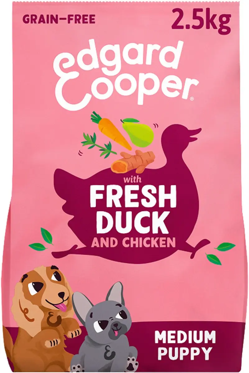 Edgard & Cooper Puppy Hondenbrokken Vers Eend & Kip 2,5kg - afbeelding 6 van 6