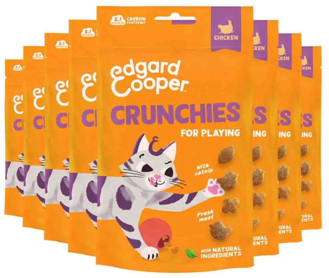 Edgard & Cooper Adult Crunchies Kip - 8x50g