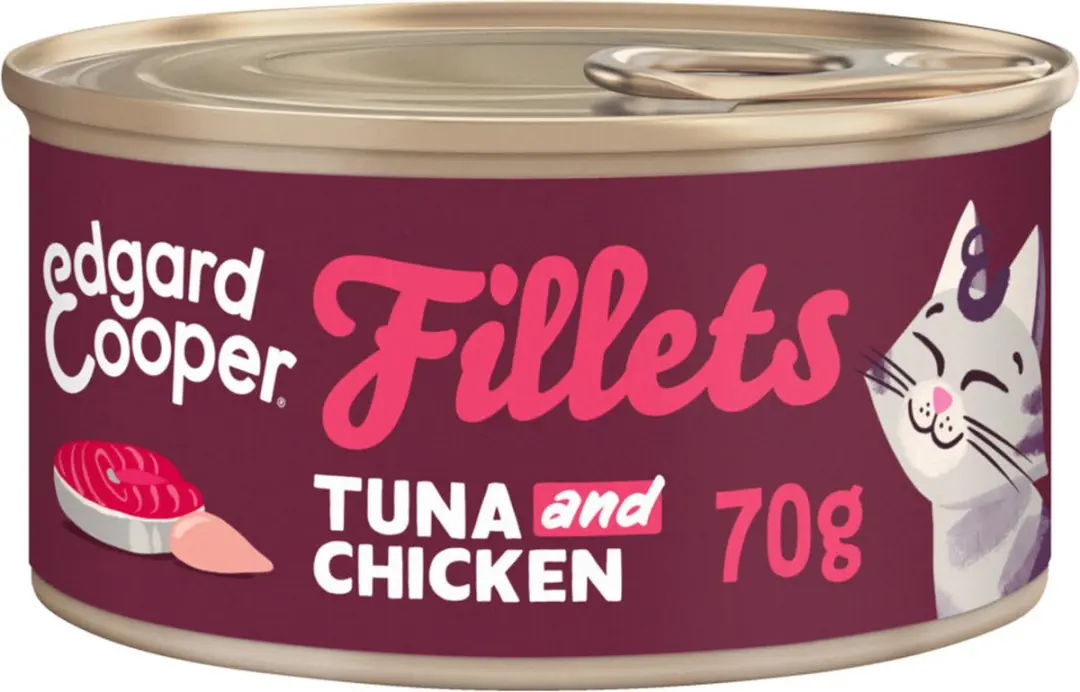 Edgard & Cooper Kattenvoer Fillets Tonijn - Kip 70g - afbeelding 6 van 6