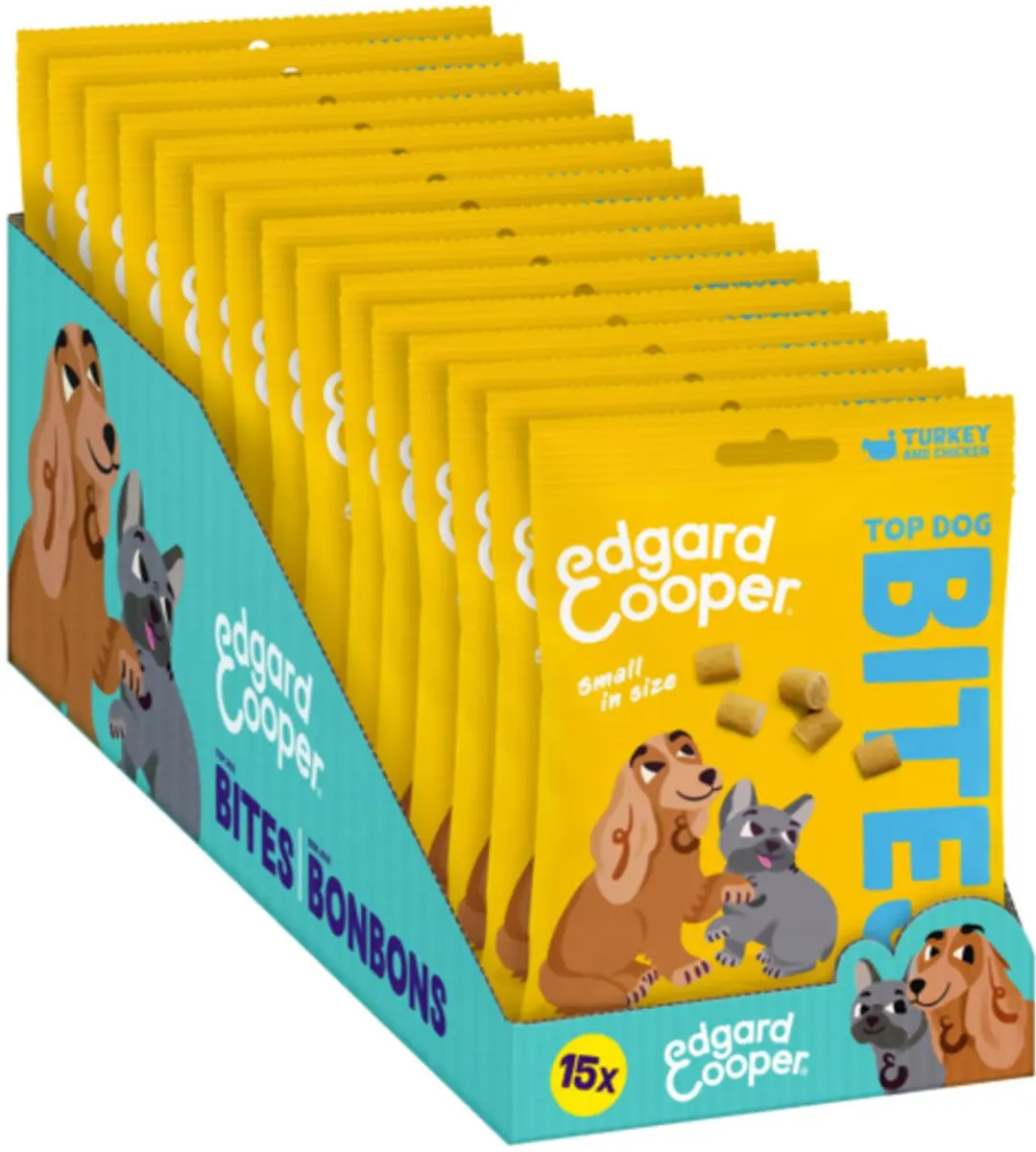 Edgard & Cooper Adult Bite Kalkoen & Kip 50g