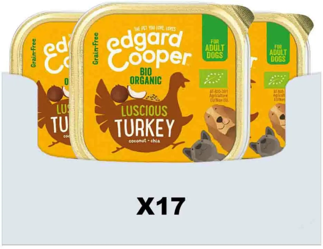 Edgard & Cooper Kuipje Honden Natvoer Bio Kalkoen