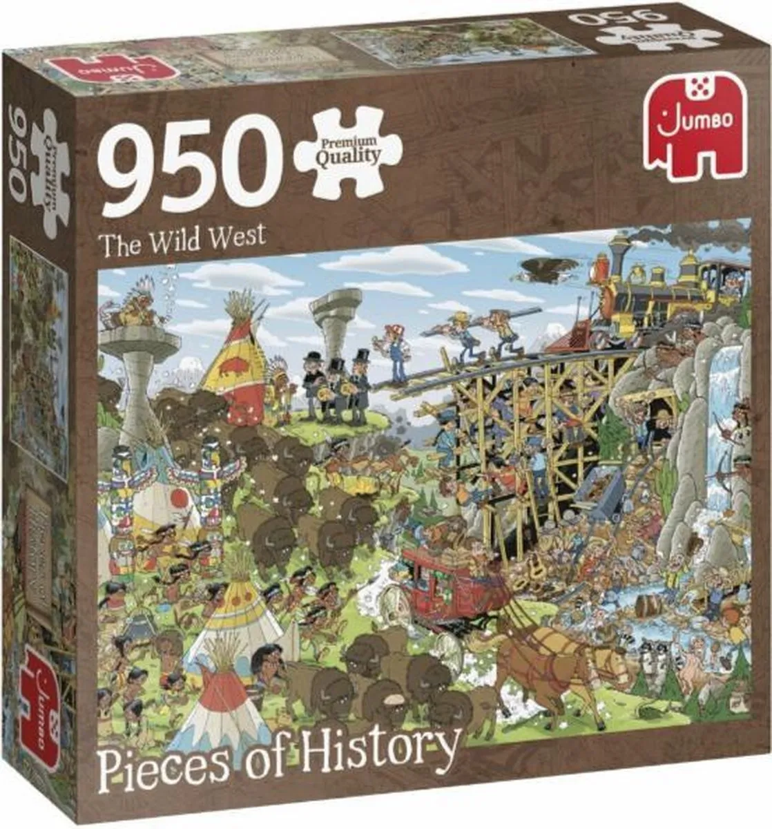 Jumbo Premium Collection Wild West Legpuzzel 950 Stuks
