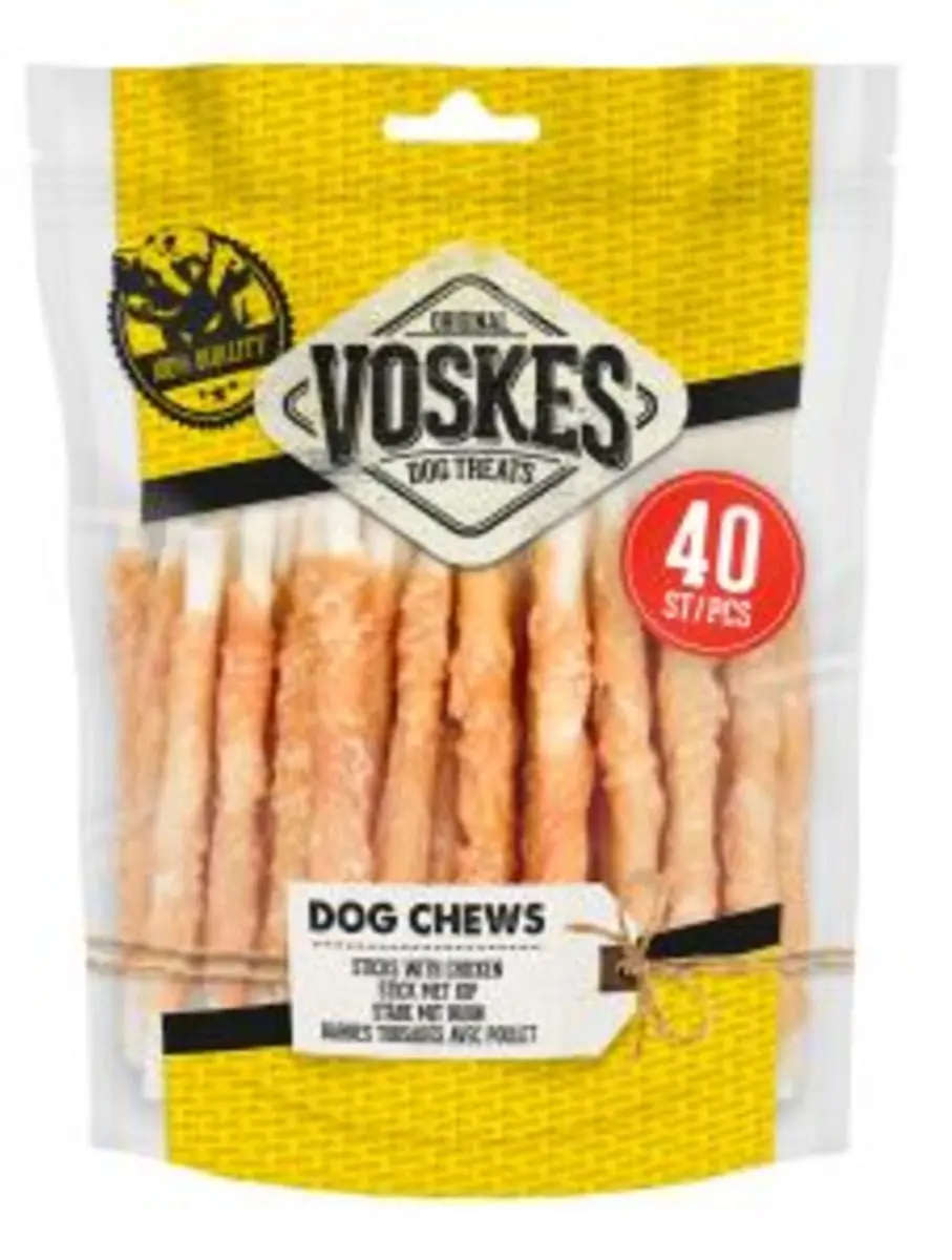 Voskes Rawhide Sticks Kip - 15x400g