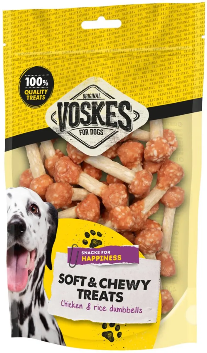 Voskes Hondensnacks Halters Kip & Rijst