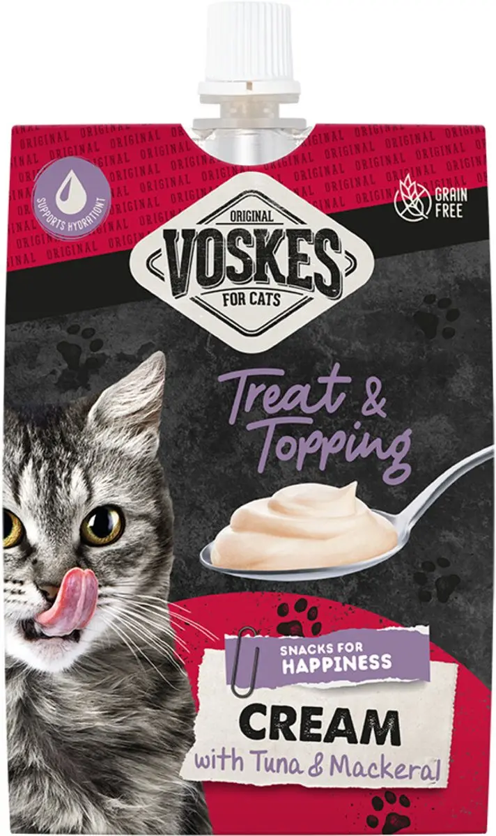 Voskes Original Cream Kattensnack Tonijn & Makreel