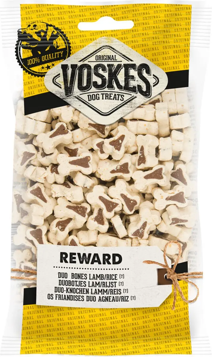 Voskes Hondensnacks Lam & Rijst - 14x200g