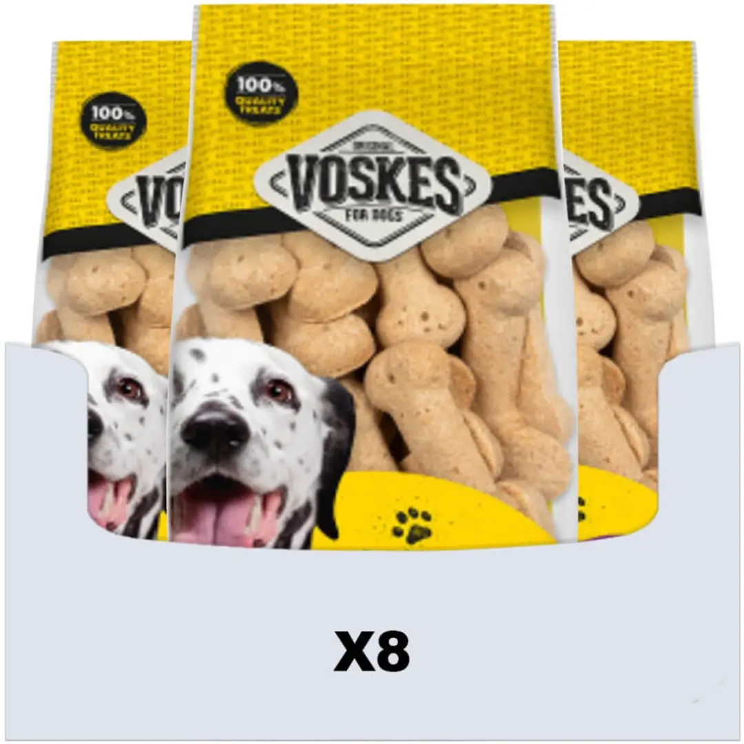 Voskes Grote Kluif Hondensnacks - 8x750g