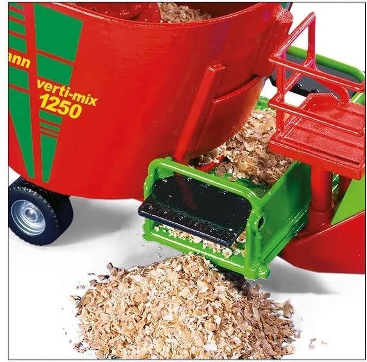 SIKU 2450 Strautmann Voermengwagen 1:32 - Metaal/Kunststof - Rood
