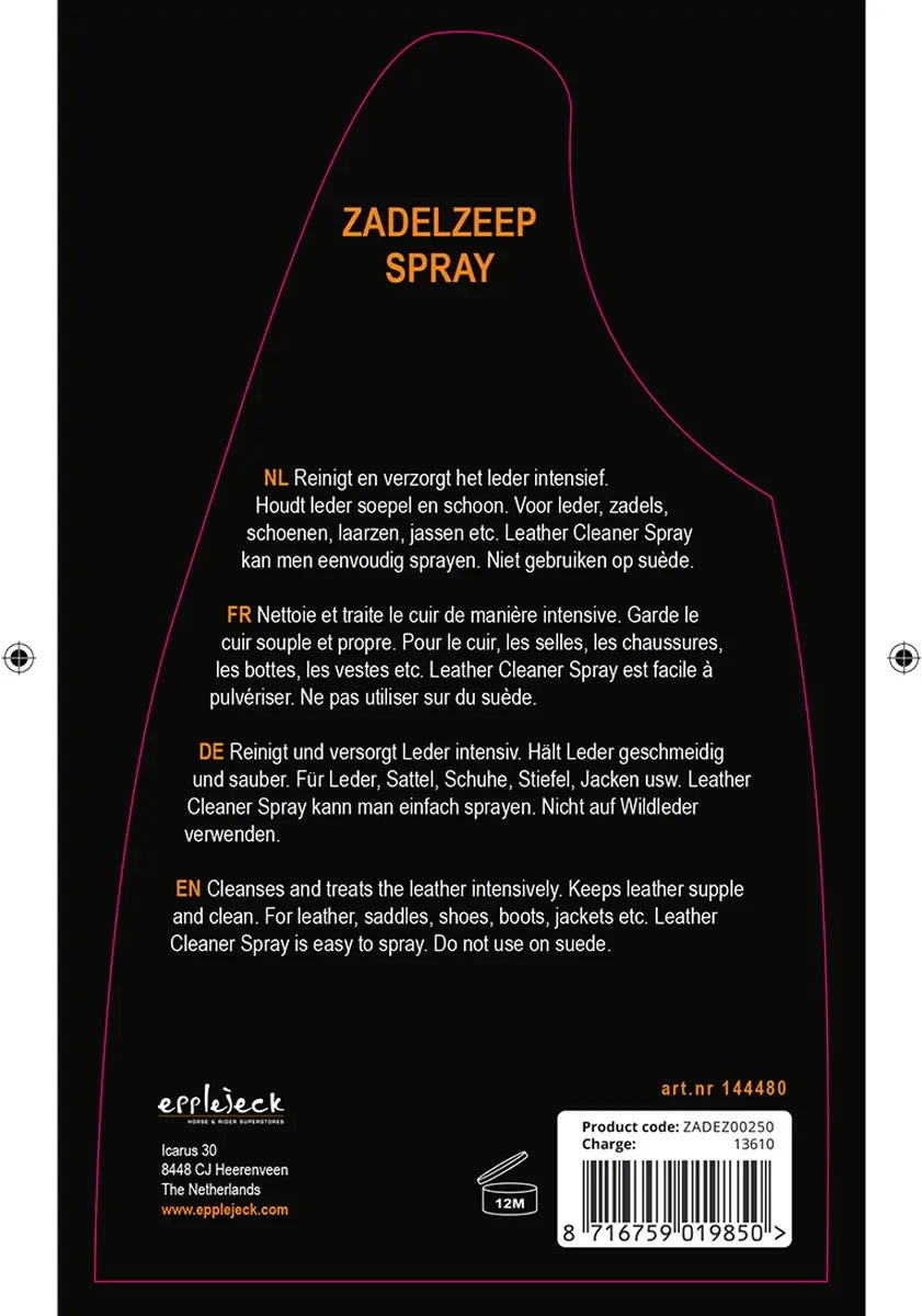 Epplejeck Zadelzeep Spray