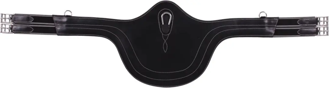 QHP Singel met Buikflap Zwart - 105
