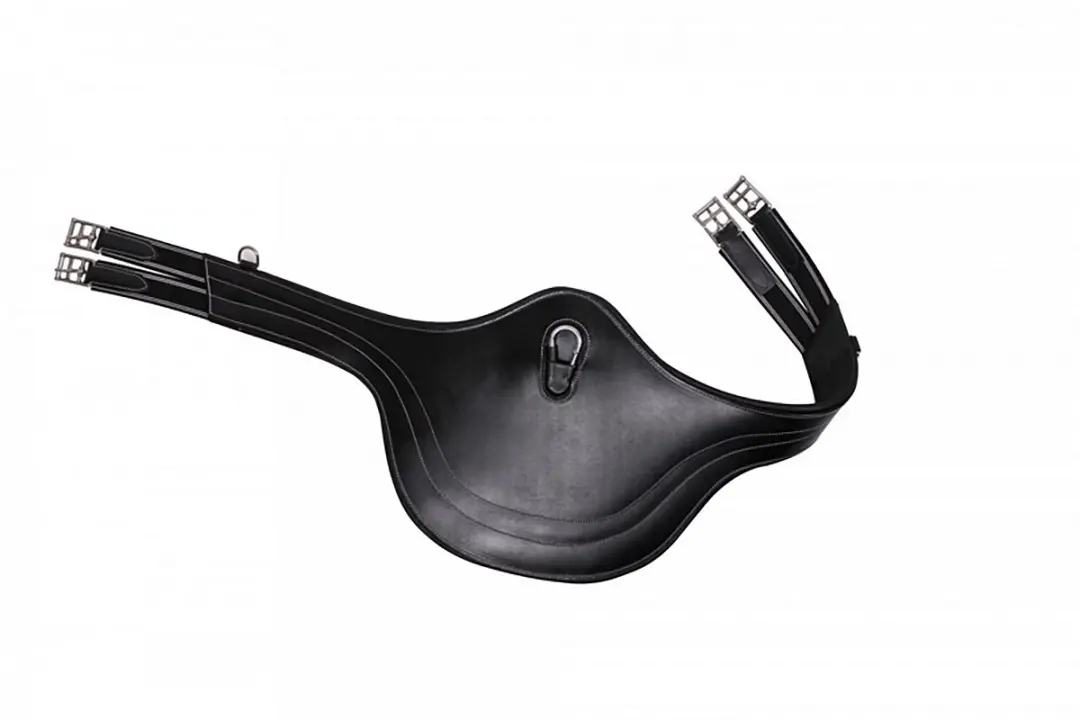 QHP Singel met Buikflap Zwart - 105