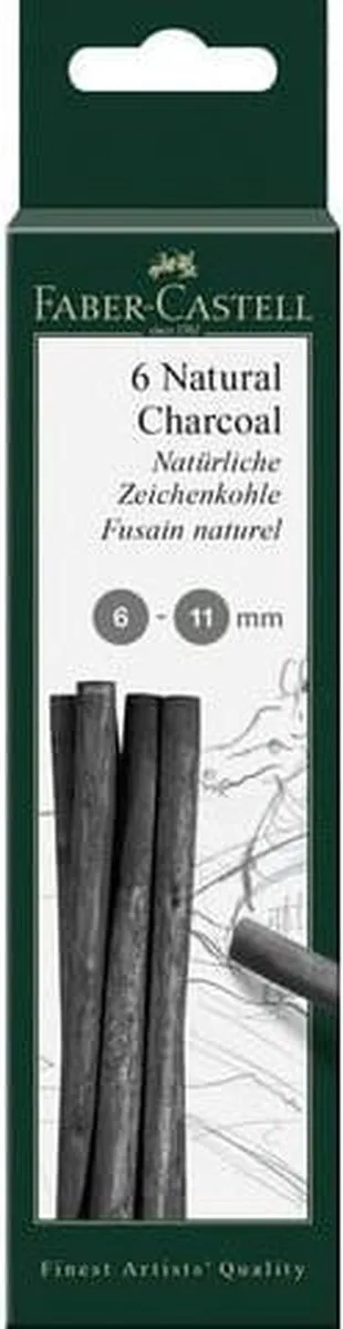Faber-Castell Pitt Monochrome Houtskool 6-11mm