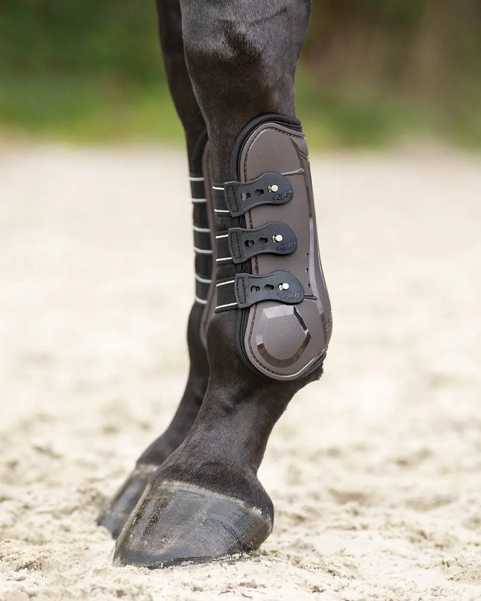 QHP Peesbeschermers Champion Bruin - Cob - 2 Stuks