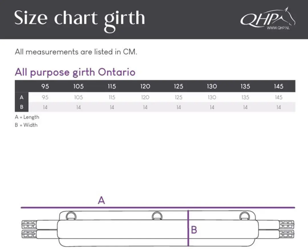 QHP Singel Ontario Bruin 130cm