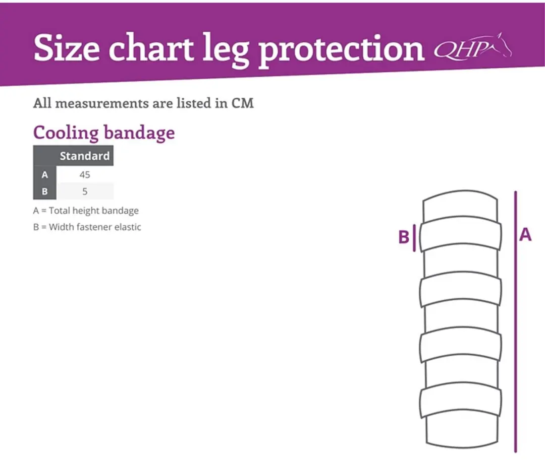 QHP Cooling Bandage - Zwart