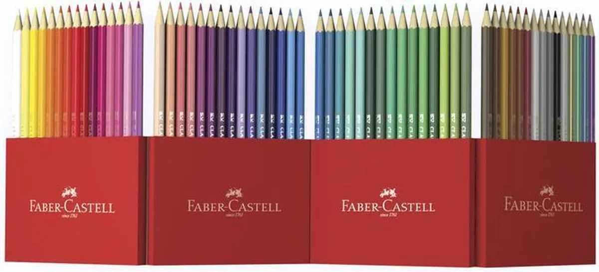 Faber-Castell Castle FC-111260 Kleurpotloden - 60 Stuks - Multicolor