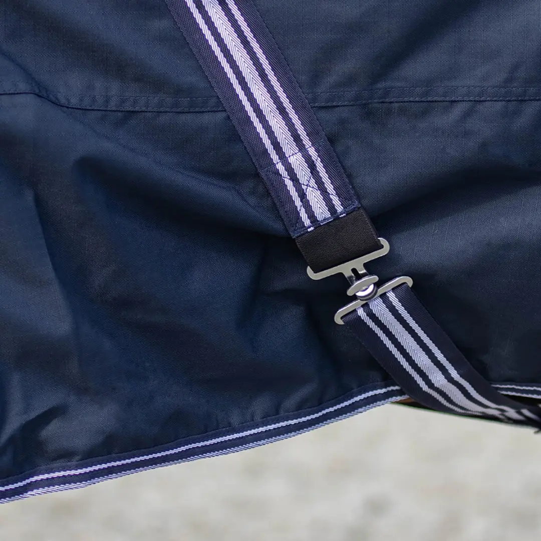 QHP Turnout Luxe Fleece Deken - 115cm Donkerblauw