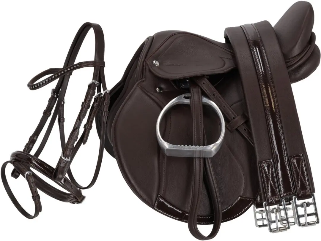 QHP Melbourne Zadel Set 14 inch