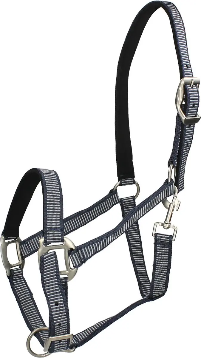 Epplejeck Halster Lamun Donkerblauw-zilver - Pony