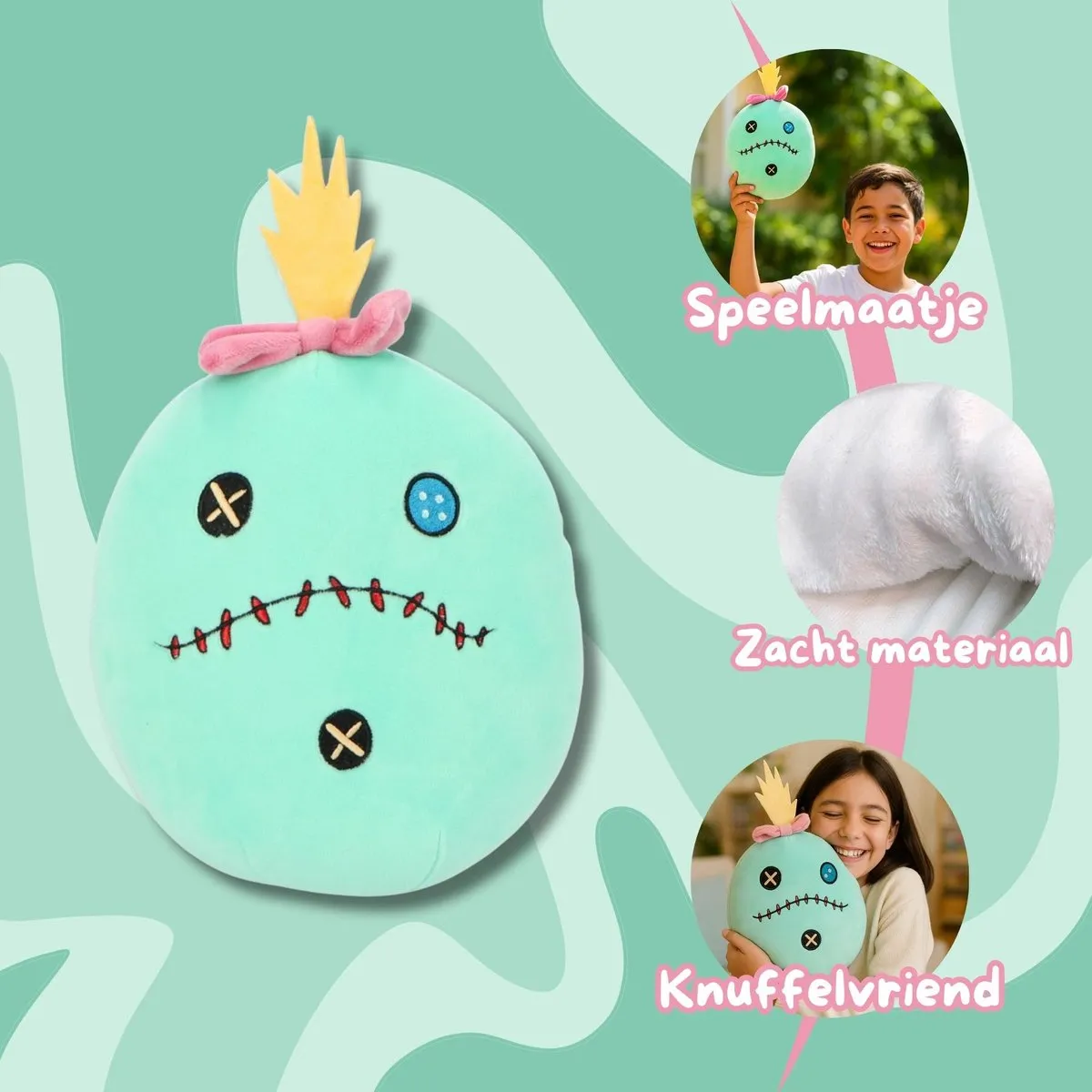 Disney Lilo & Stitch Squishy 32cm - Scrump - Multicolor