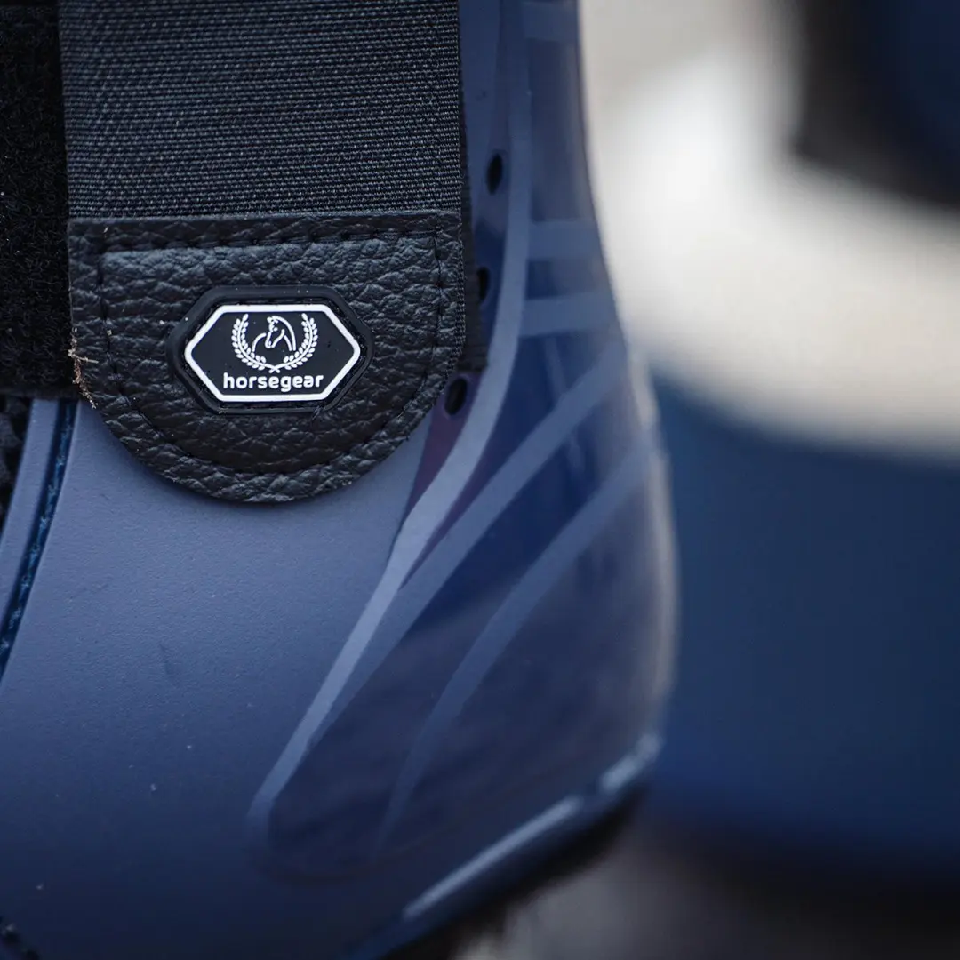Horsegear HGLivio Peesbeschermers Full - Donkerblauw - 2 Stuks