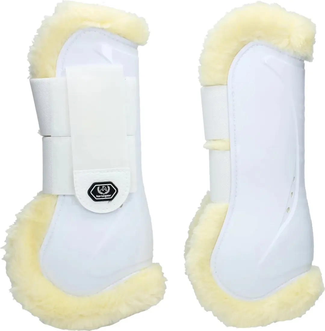 Horsegear Hglexi Peesbeschermers Pony - Wit - 2 Stuks