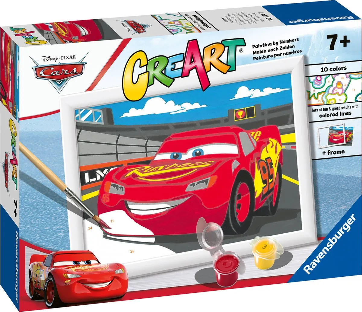 Ravensburger CreArt Lightning McQueen Schilderen op nummer