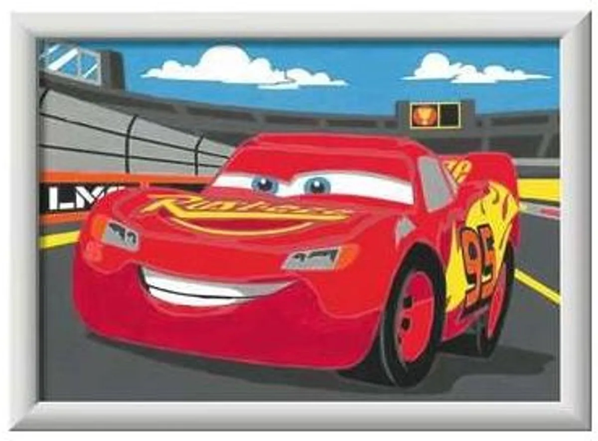 Ravensburger CreArt Lightning McQueen Schilderen op nummer - Multicolor