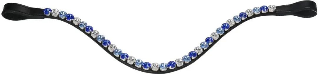 Horsegear Frontriem HGSalerno - Full - Blauw-lichtblauw