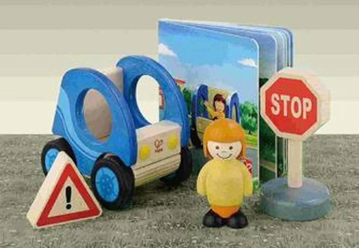 Hape Meine Kleine Welt Smart Car and Driver - Multicolor - afbeelding 6 van 6