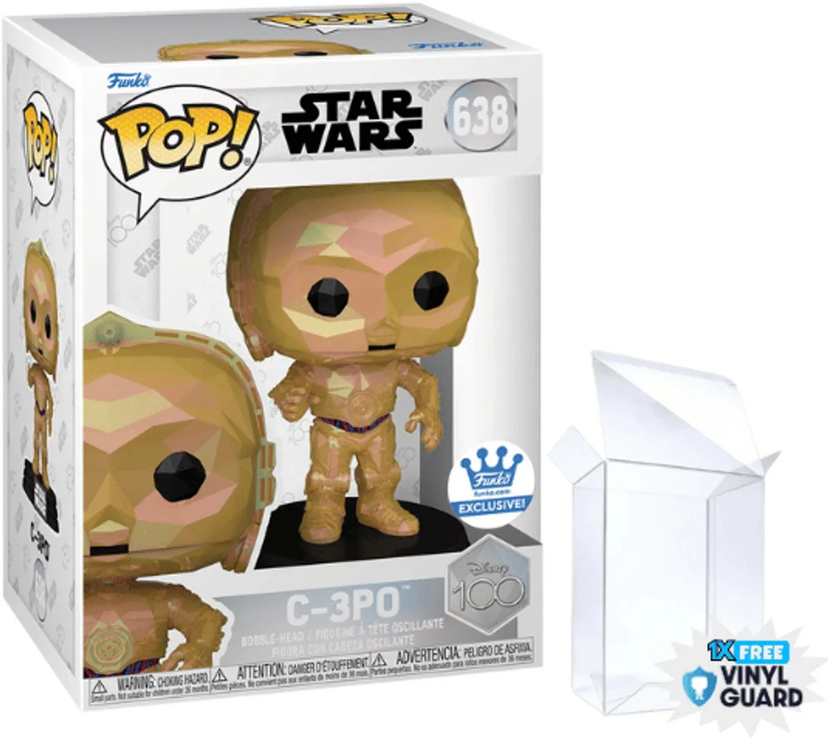 Funko Pop! Star Wars C-3PO #638 Exclusief - Facet - Multi