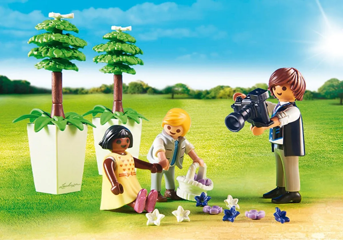 Playmobil Fotograaf met Bruidskinderen 9230 - Multicolor - afbeelding 6 van 6