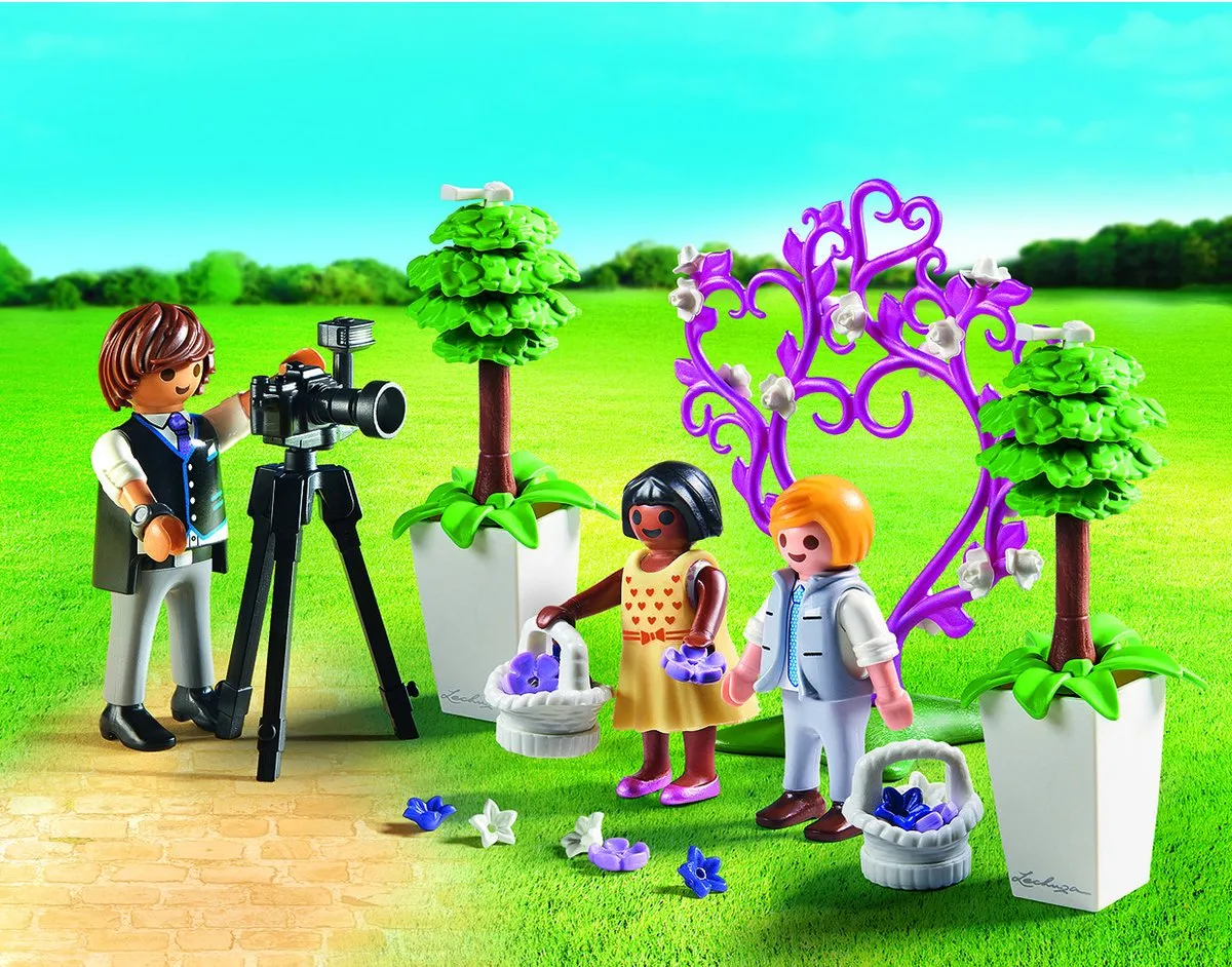 Playmobil Fotograaf met Bruidskinderen 9230 - Multicolor