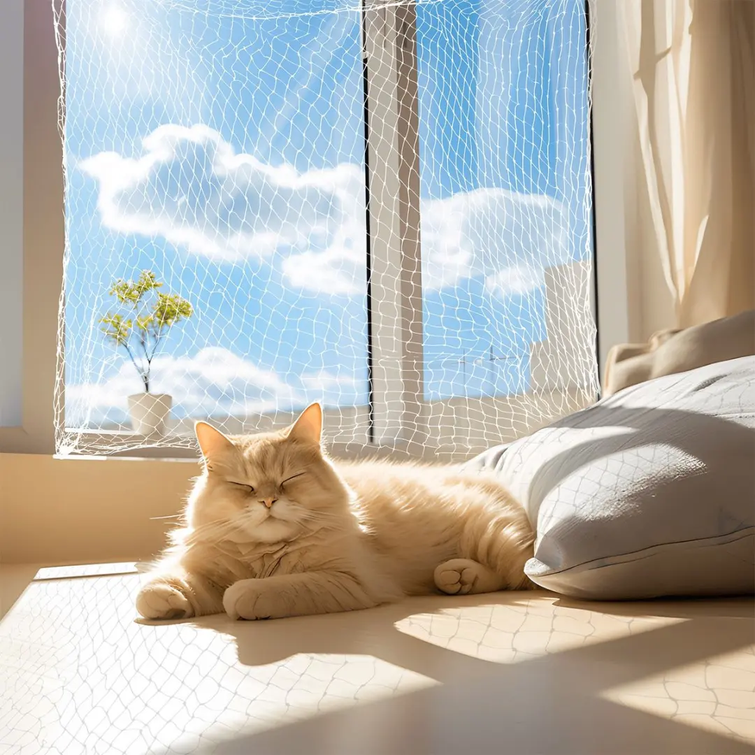 Nobleza Kattennet 3x4m - Transparant - 12m²
