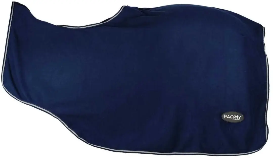 Pagony Fleece Uitrijdeken Cob - Donkerblauw