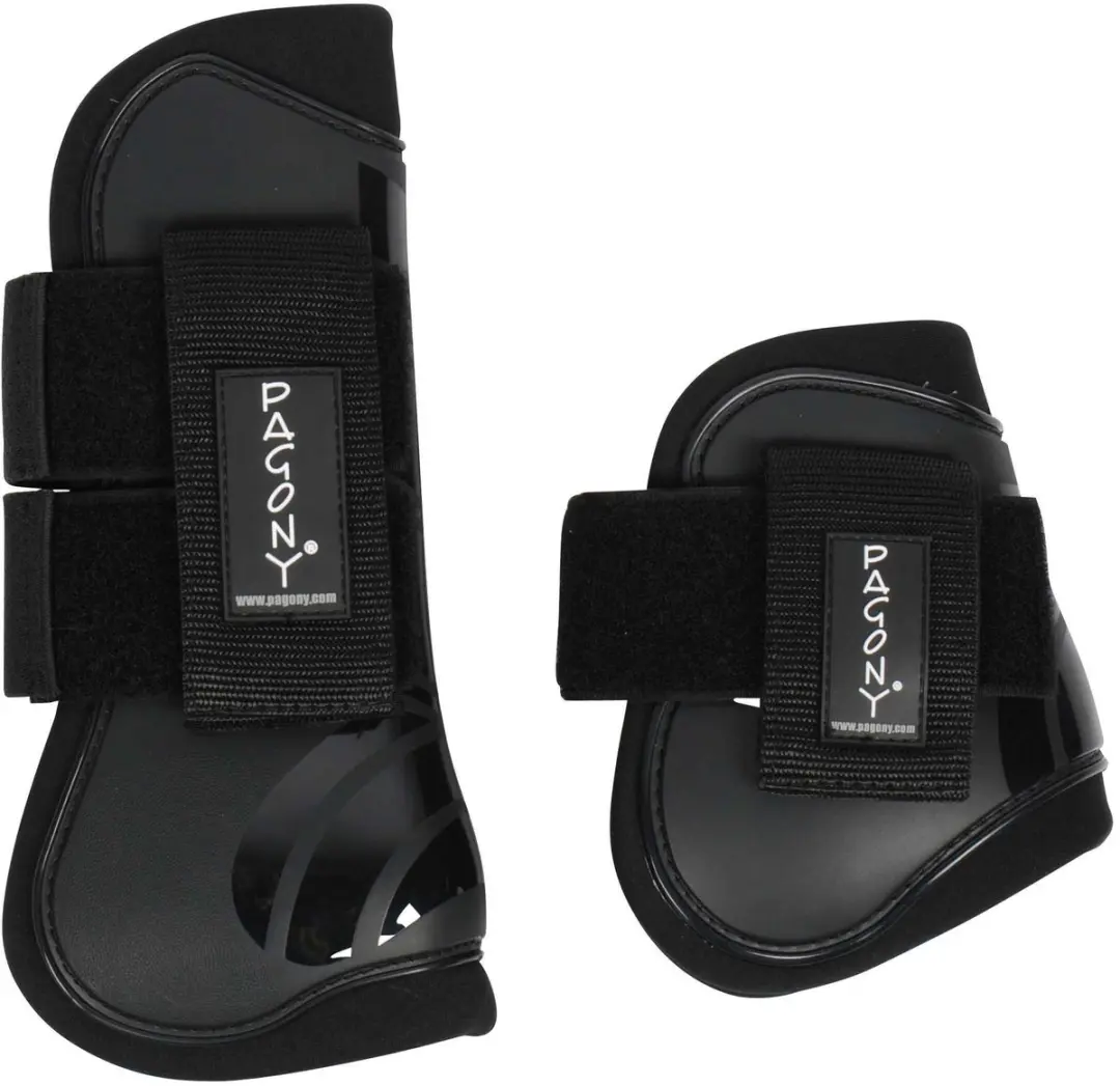 Pagony Pro Velcro Pees- en Kogelbeschermerset Pony - Wit