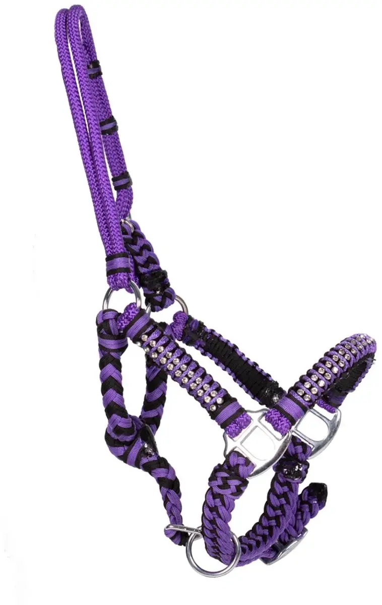 Pagony Deluxe Touwhalster Mini Shetlander - Paars