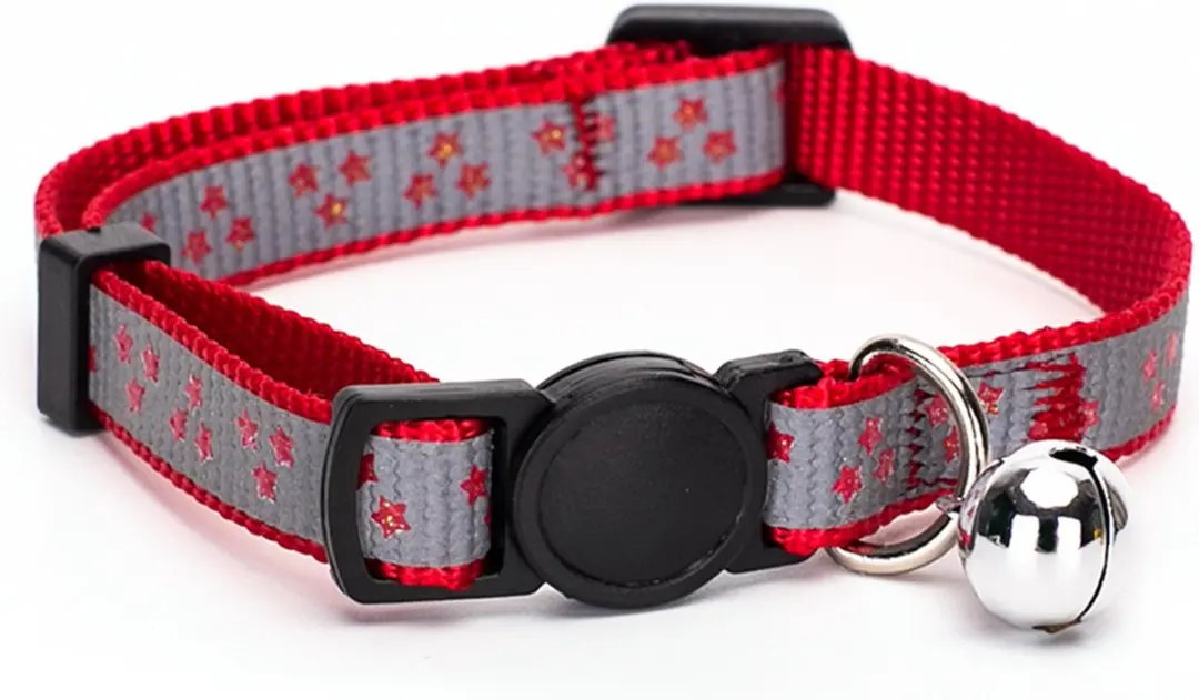 Nobleza Kattenhalsband Reflecterend Rood